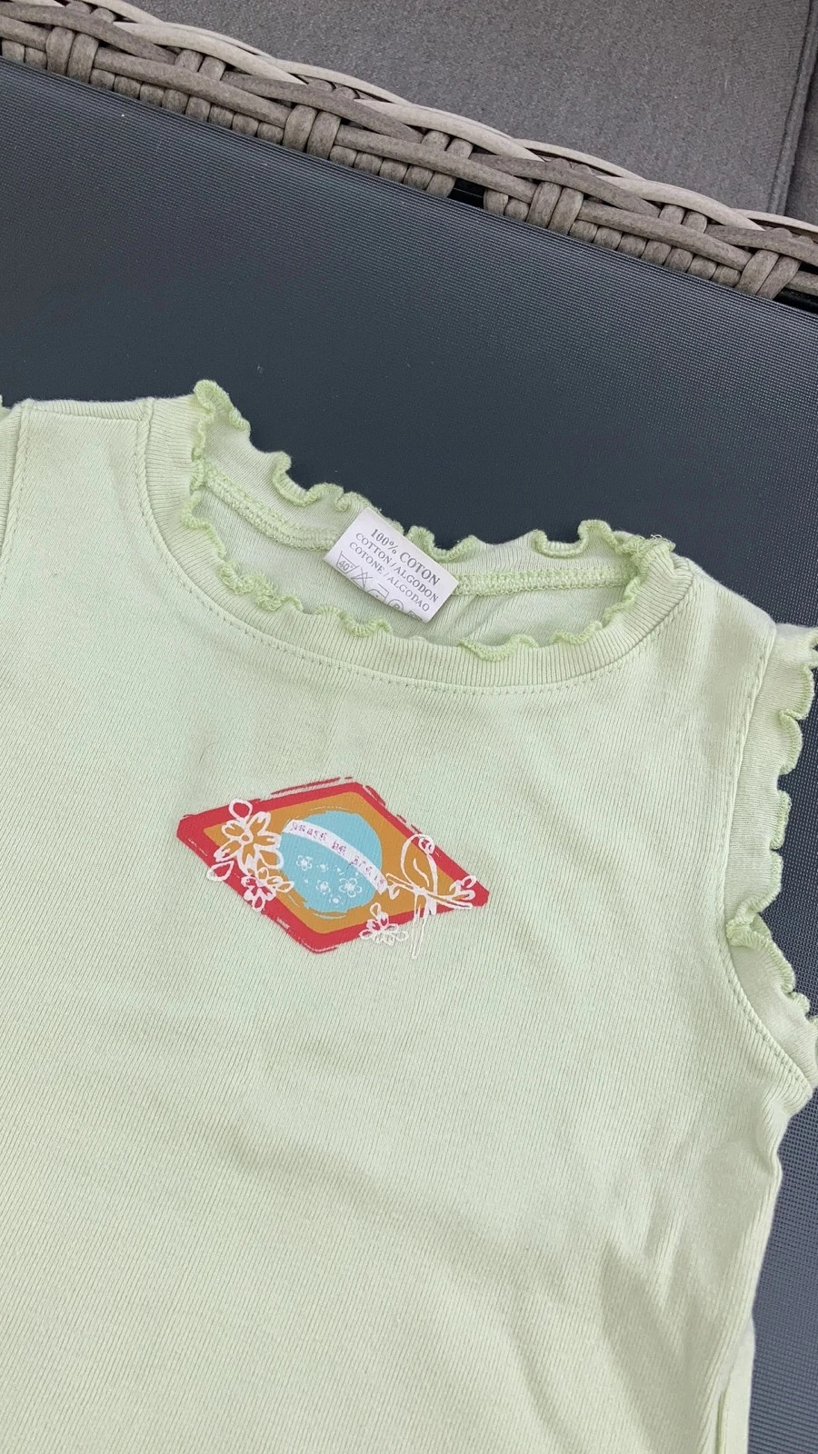 Conjunto lote de roupas para bebê menina criança tamanho 2 anos 24 meses short regata – photo 5